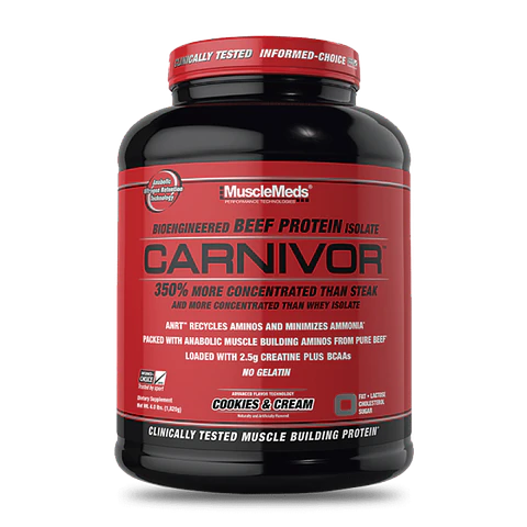Carnivor Beef Musclemeds Proteina 4 Lb Cookies And Cream