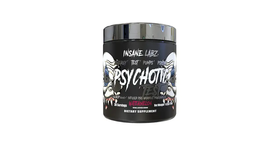 Pre entreno INSANE LABZ Psychotic TEST Infused - Watermelon (35 SERVICIOS) 1