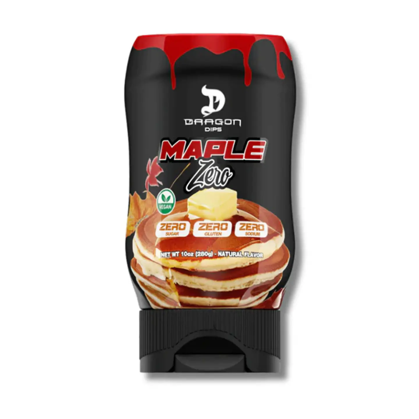 Dragon Dips MAPLE ZERO / Sodium / Calories / Sugar - 280 grs 14 servicios (JARABE DE ARCE) 1