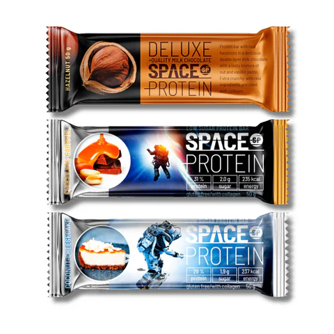 SPACE 16 grs Protein Bar – 24 unidades 50 grs Mix 3 sabores