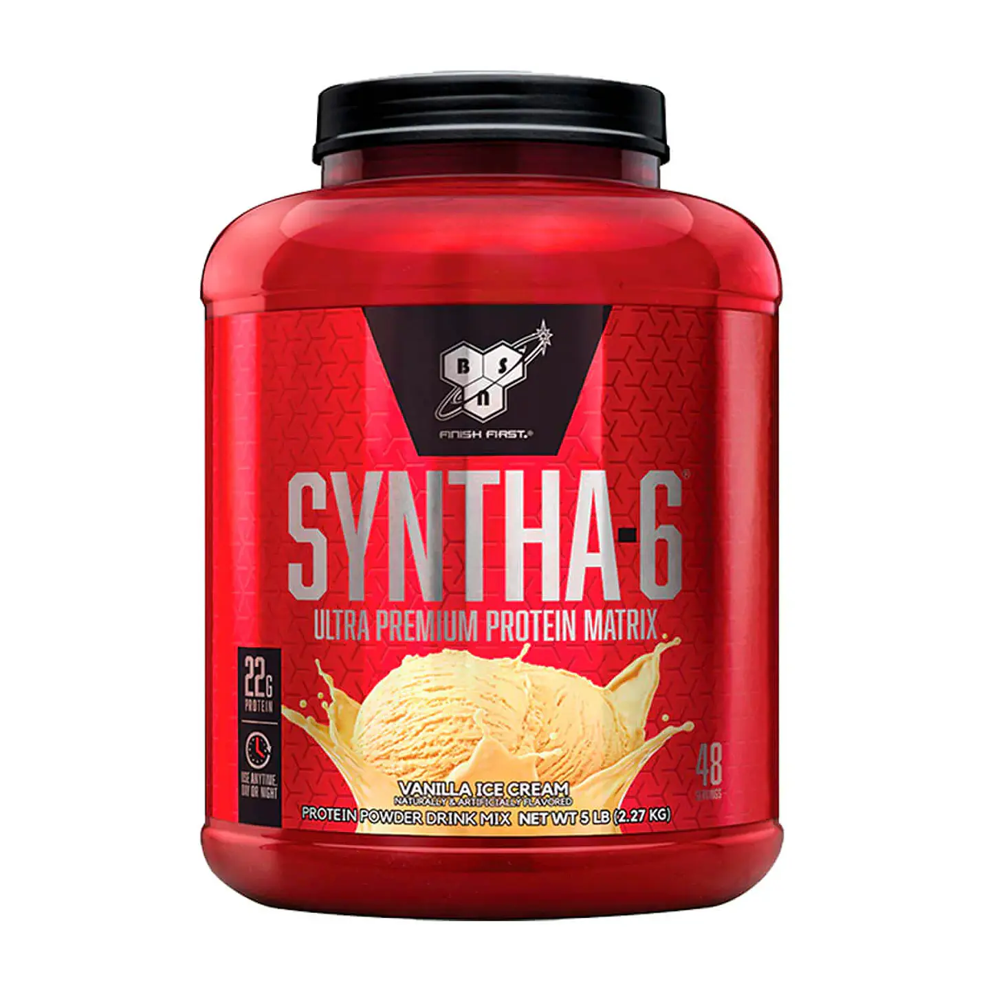 SYNTHA-6 BSN Ultra PREMIUM Protein Matrix 5 lbs (48 servicios) Vainilla Ice Cream 1
