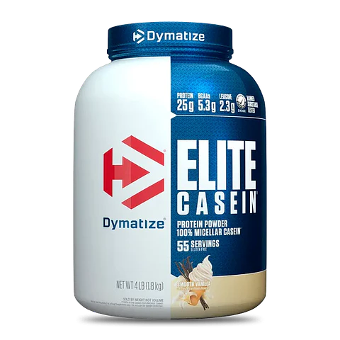 Dymatize ELITE CASEIN Protein 4 lbs (53 servicios) Gourmet vainilla