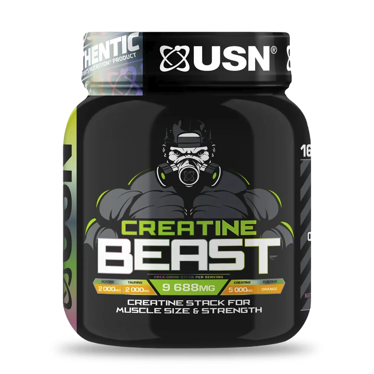 Creatina Beast USN (Creatina + Glicina + Taurina) Orange 960 grs / 8 porciones 1