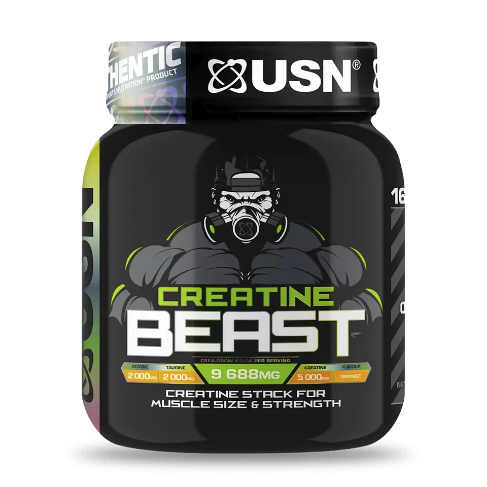 Creatina Beast USN (Creatina + Glicina + Taurina) Orange 960 grs / 8 porciones 1