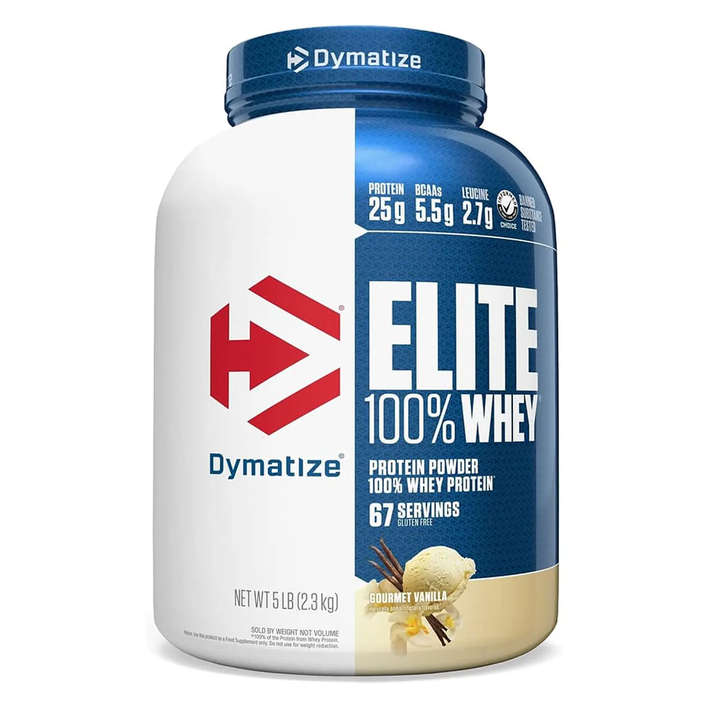 Dymatize Proteina Elite 100% Whey 5 Lb Gourmet Vainilla 1