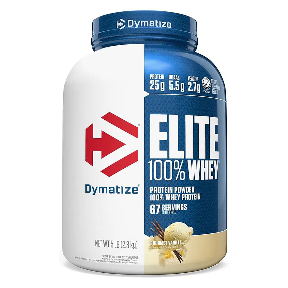 Dymatize Proteina Elite 100% Whey 5 Lb Gourmet Vainilla 1