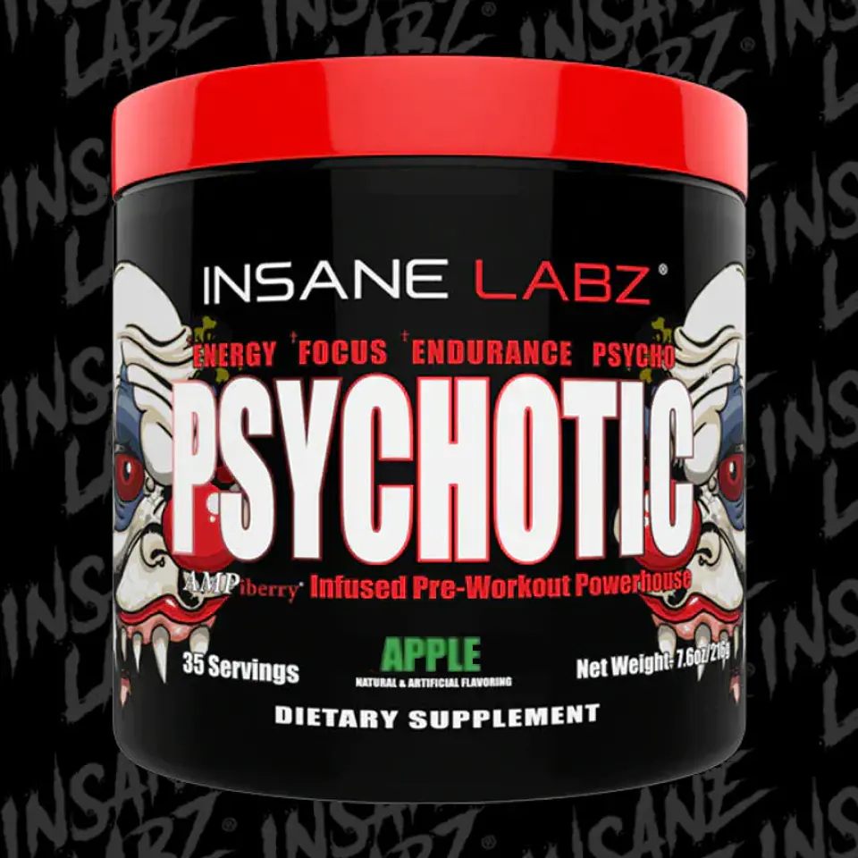 Pre entreno Psychotic RED Infused Pre-Workout USA (35 servicios) Apple 1