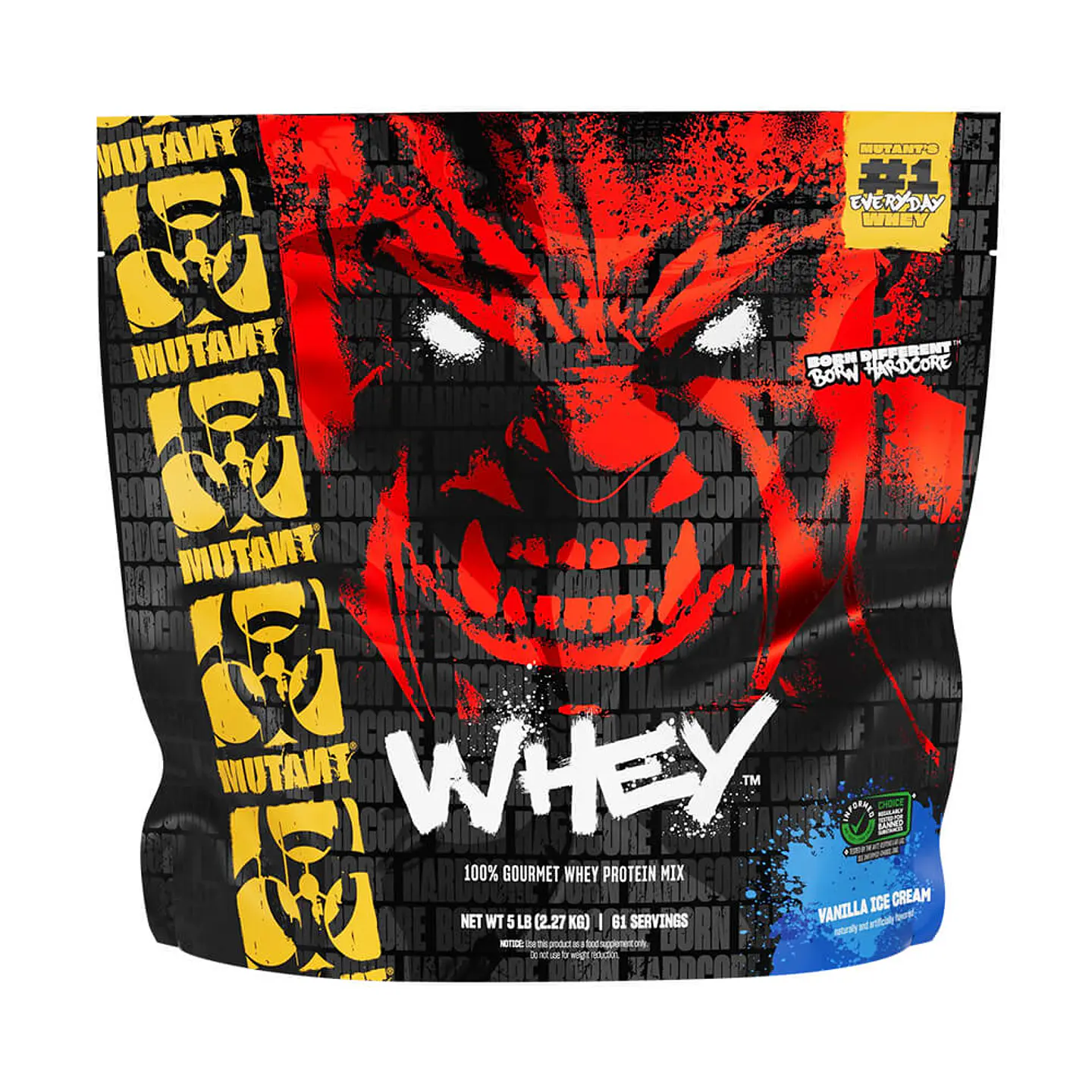 Whey MUTANT Gourmet Protein MIX Vanilla Ice Cream 5lbs (60 servicios) 1
