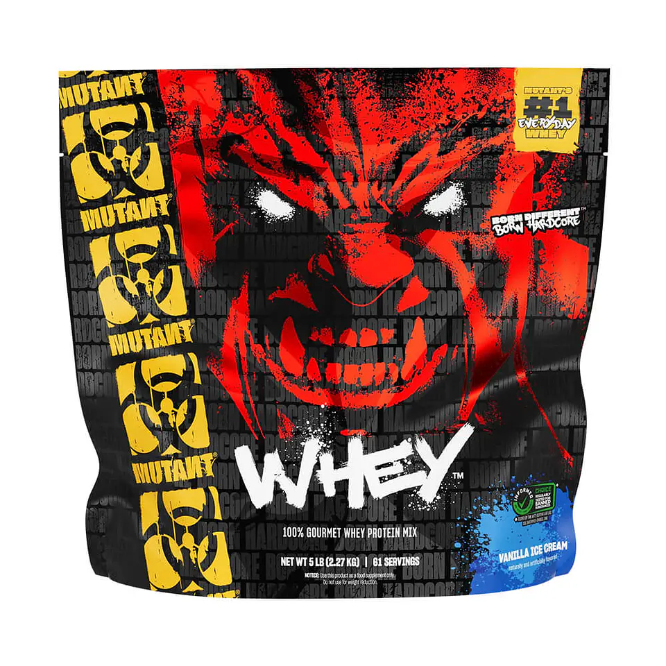 Whey MUTANT Gourmet Protein MIX Vanilla Ice Cream 5lbs (60 servicios) 1