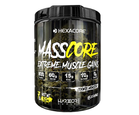 Hexacore MassCore EXTREME Muscle Gains 7 lbs (16 servicios) Cookie monster