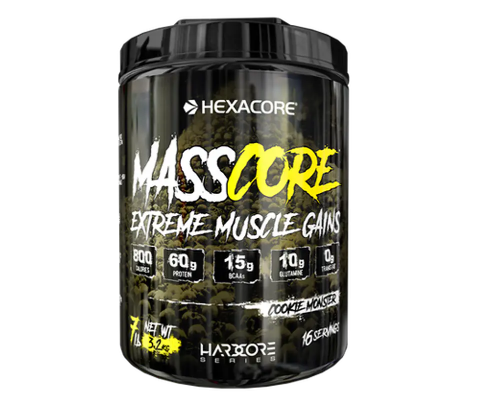 Hexacore MassCore EXTREME Muscle Gains 7 lbs (16 servicios) Cookie monster 1