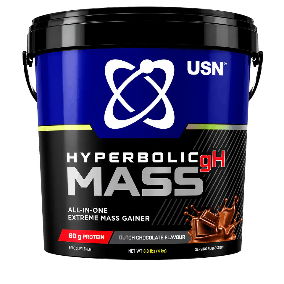 USN HYPERBOLIC MASS gH 8.8 lbs (26 servicios) Dutch chocolate 1