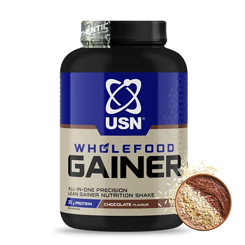 USN Wholefood GAINER 5.5 lbs ganador de peso (20 servicios) Chocolate