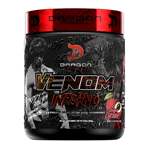 Pre entreno VENOM INFERNO Extreme Pre Workout Dragon lychee (LIMITED EDITION) (40 servicios)