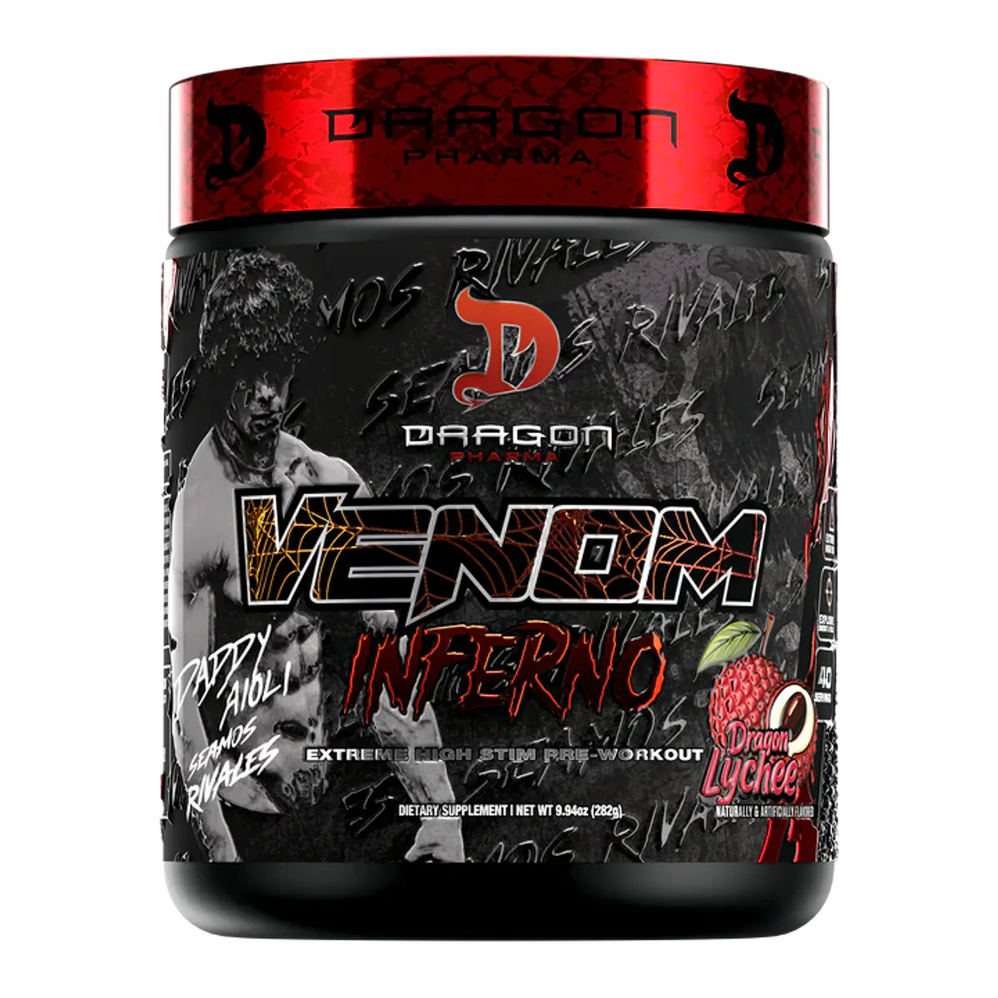Pre entreno VENOM INFERNO Extreme Pre Workout Dragon lychee (LIMITED EDITION) (40 servicios) 1