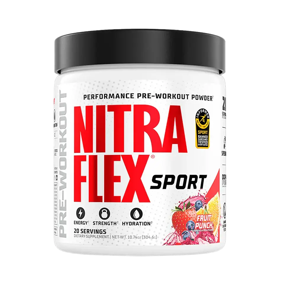 GAT Nitraflex EXTREME SPORT Performance Pre entreno Powder USA 309 grs (20 servicios) Fruit Punch 1