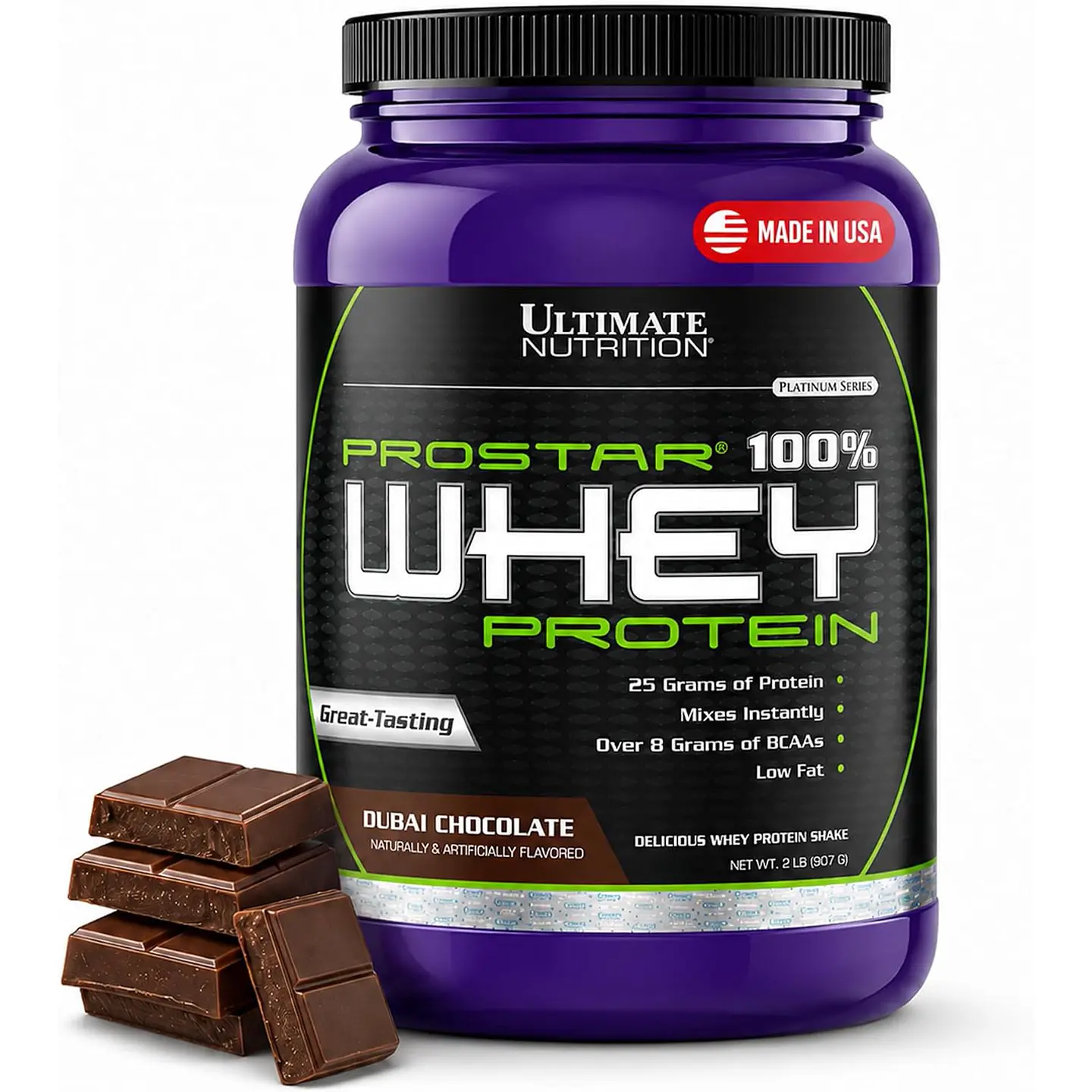 Ultimate Nutrition Proteína Prostar 2LB Dubai chocolate (30 servicios) 1