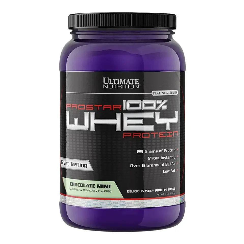 Ultimate Nutrition Proteína Prostar 2LB Chocolate menta (30 servicios) 1
