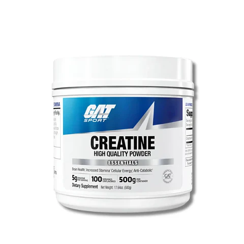 GAT Creatina HIGH QUALITY MICRONIZED Powder Essentials (100 servicios)