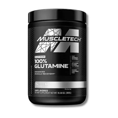 Muscletech 100% GLUTAMINA Platinum 300 grs / 60 servicios