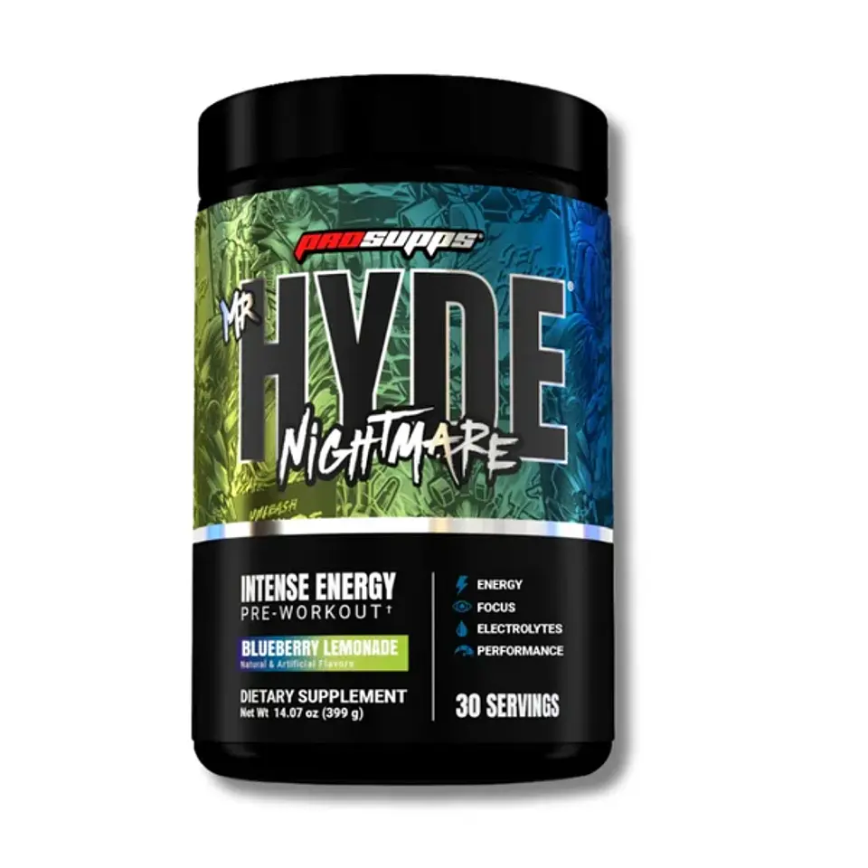 Mr Hyde NIGHTMARE Intense Energy PROSUPPS 407 grs (30 servicios) Blueberry lemonade 1