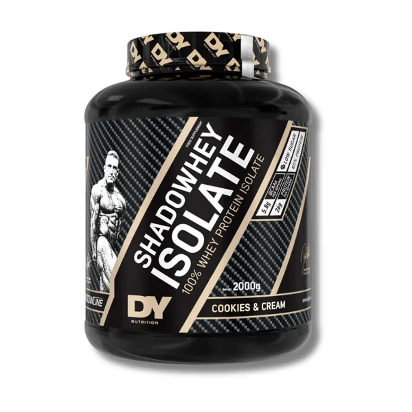 DY Shadowhey ISOLATE 100% Whey Protein 2000 grs (66 servicios) Cookies and cream 1