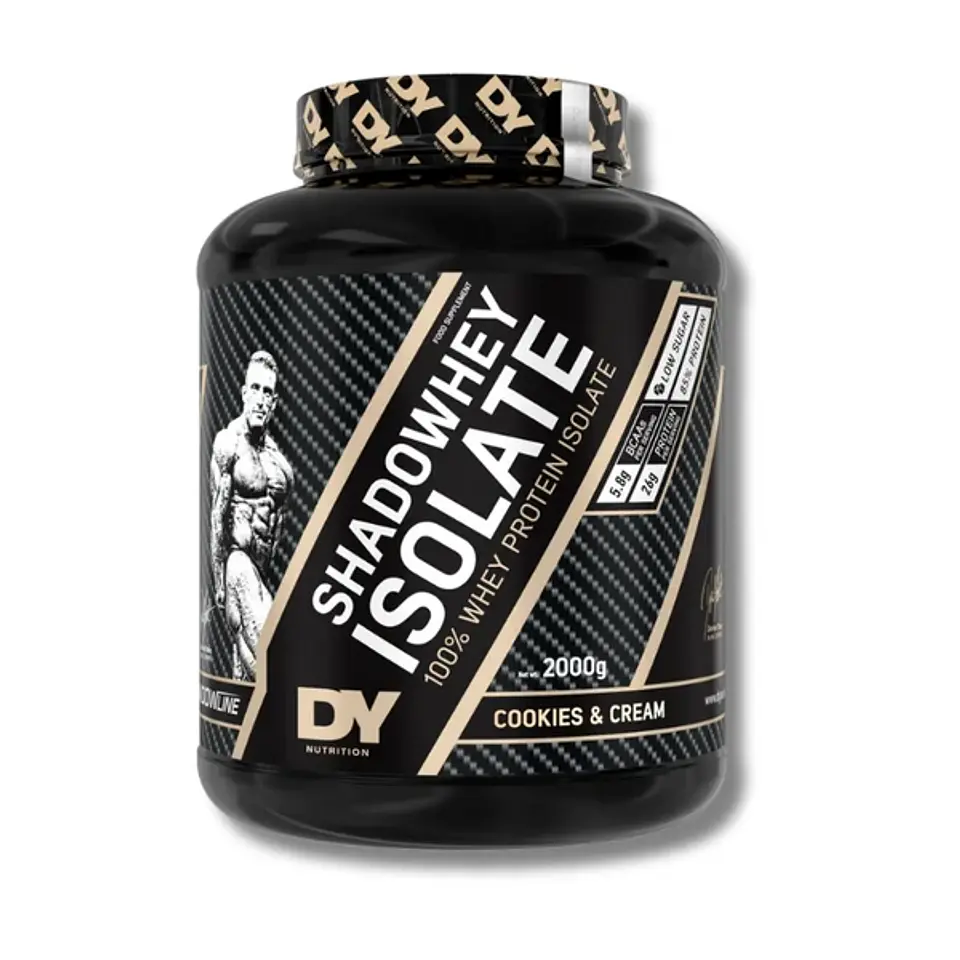 DY Shadowhey ISOLATE 100% Whey Protein 2000 grs (66 servicios) Cookies and cream 1