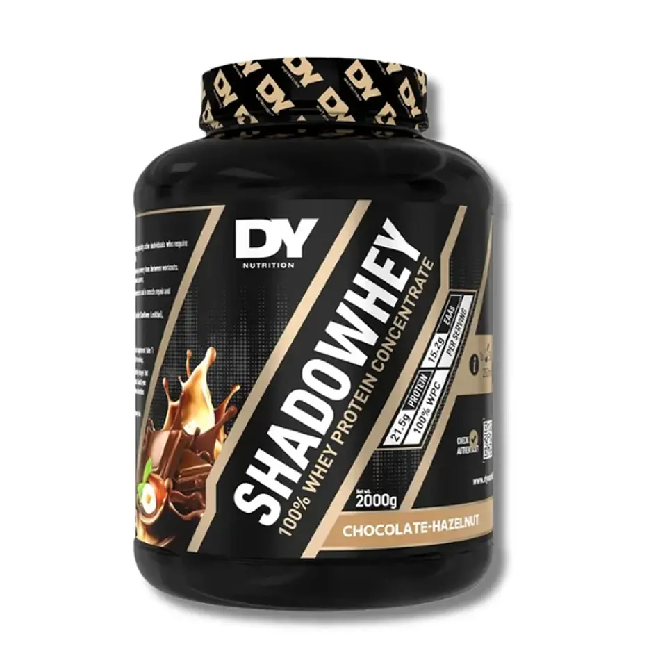DY SHADOWHEY 100% Pure Whey Protein 2000 grs (66 servicios) Chocolate hazelnut 1