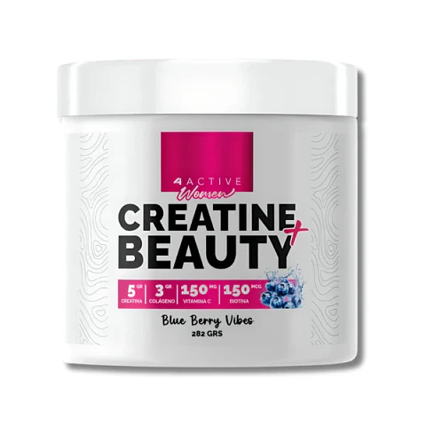 Creatina 4active WOMEN + BEAUTY (30 servicios) Blue berry vives