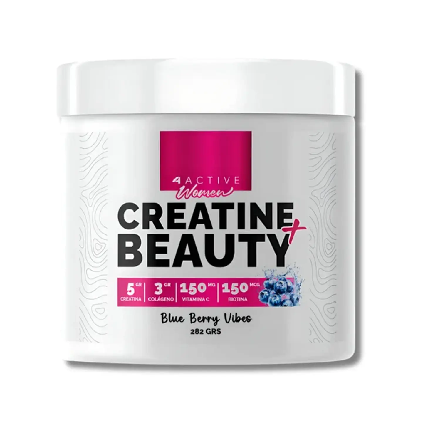 Creatina 4active WOMEN + BEAUTY (30 servicios) Blue berry vives 1