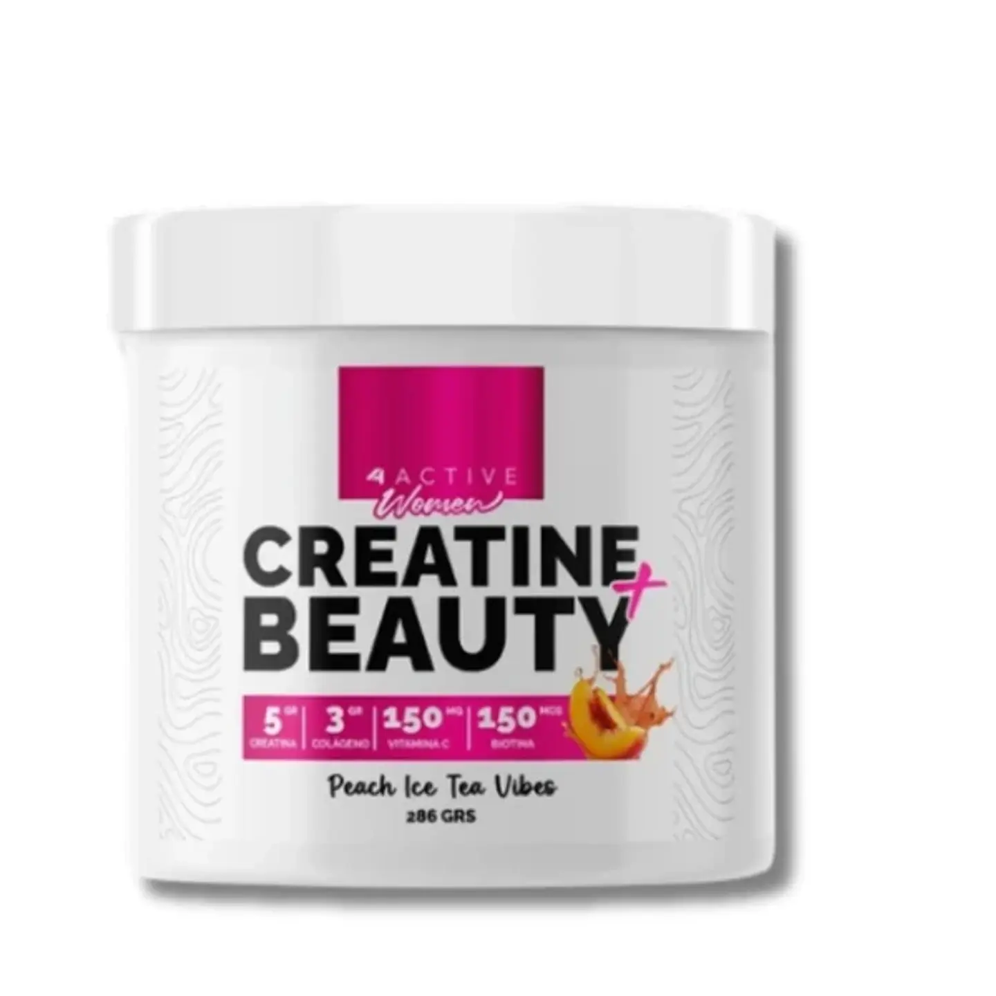 Creatina 4active WOMEN + BEAUTY (30 servicios) Peach ice tea vives 1