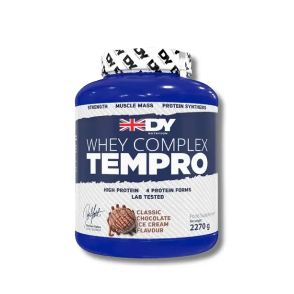 DY Whey COMPLEX TEMPRO 4 Protein Forms 2270 grs (75 servicios) Classic Chocolate Ice Cream 1