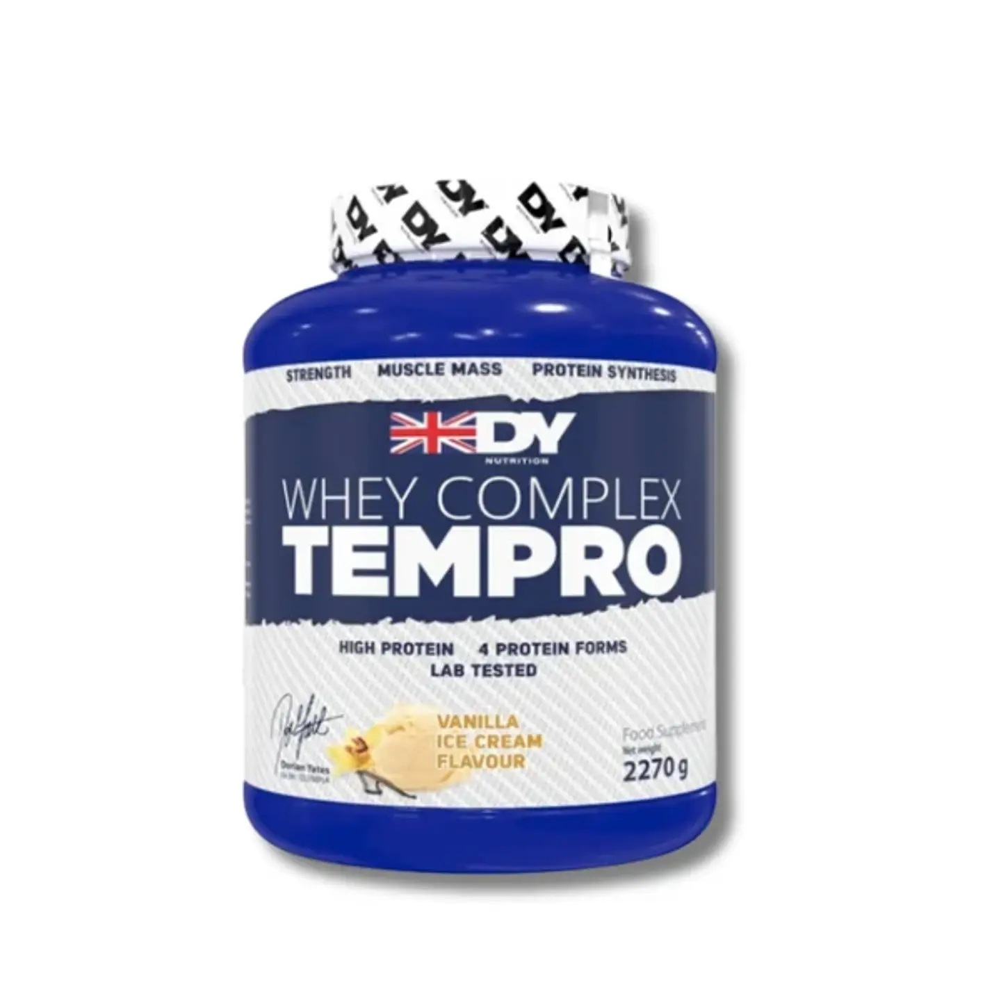 DY Whey COMPLEX TEMPRO 4 Protein Forms 2270 grs (75 servicios) Vainilla Ice Cream 1
