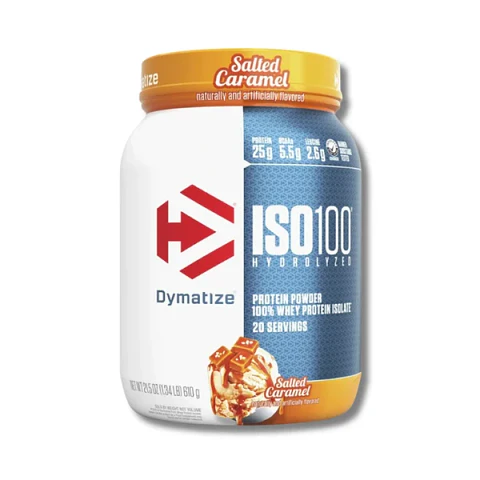 Dymatize ISO 100 Hydrolyzed 1.4 lbs (20 servicios) Salted Caramel