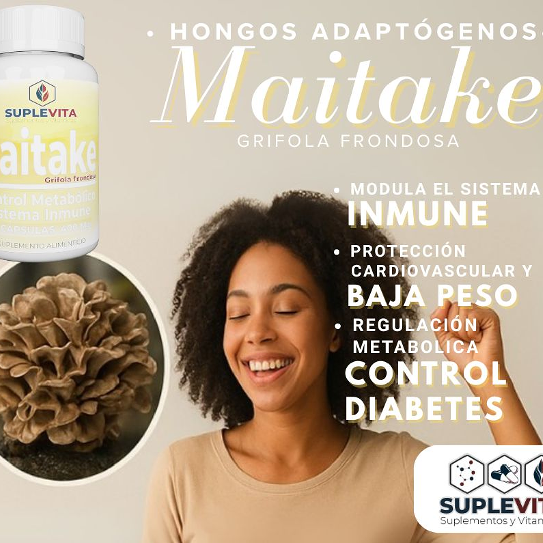Maitake, Control de peso y Carbohidratos 1