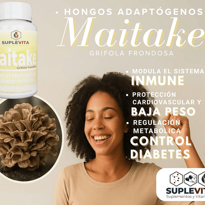 Maitake, Control de peso y Carbohidratos 1