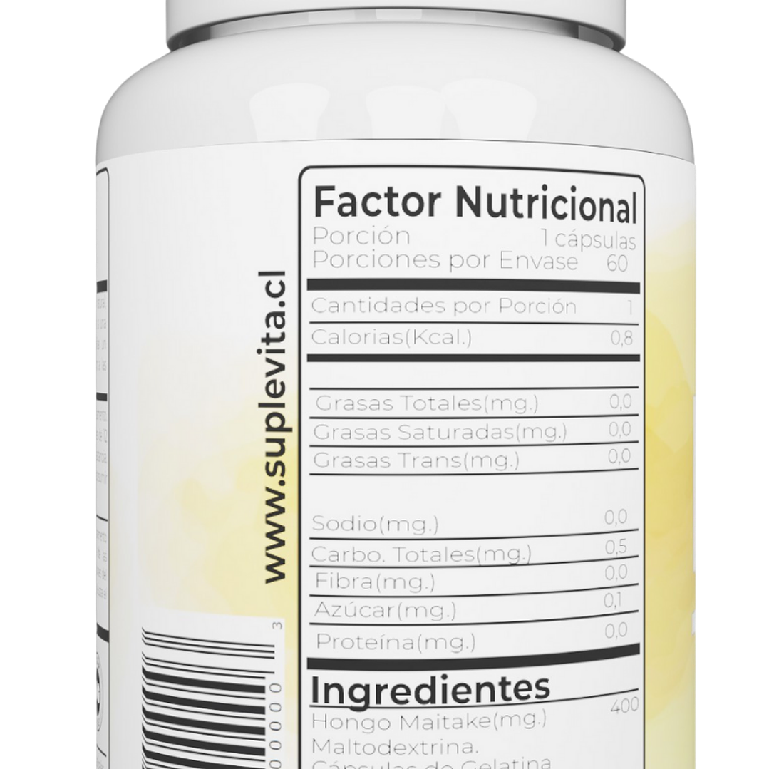 Maitake, Control de peso y Carbohidratos 3