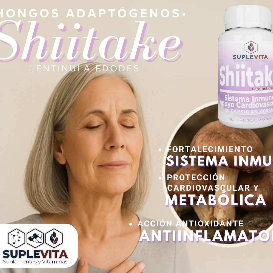 Shiitake, Sistema inmune, acción Antiinflamatoria 1