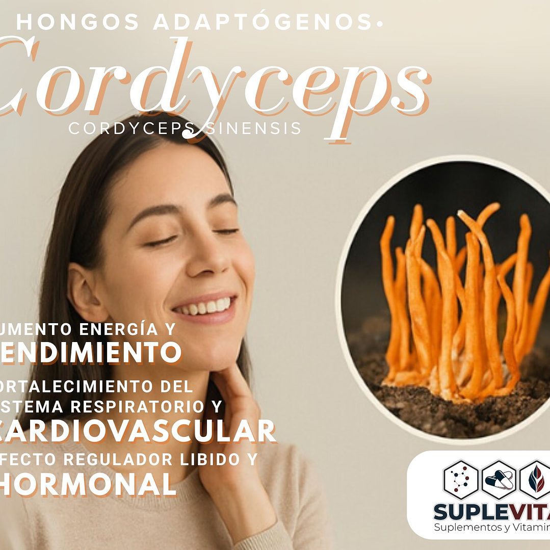 Cordyceps, Aumenta Rendimiento y Modulador hormonal 1