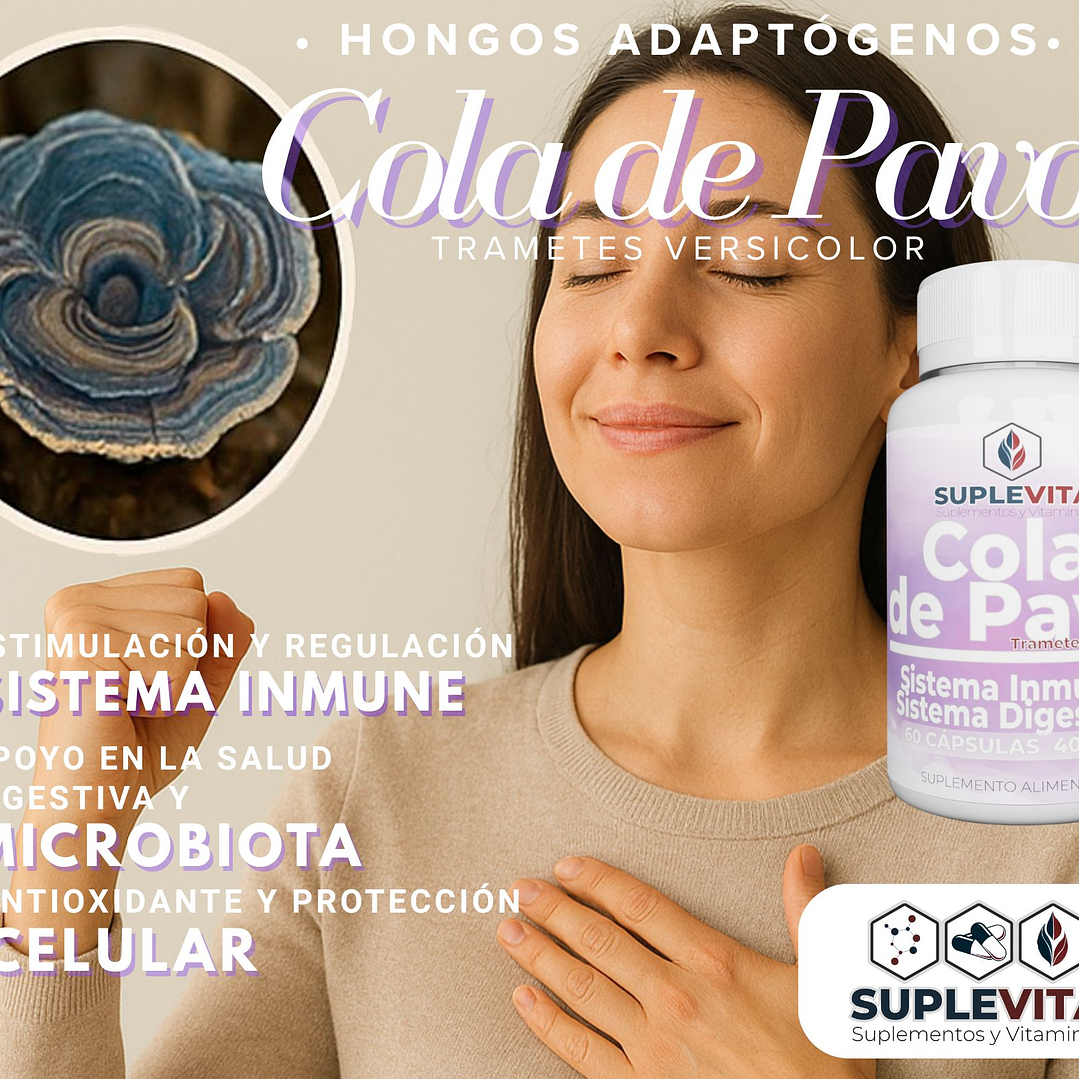 Cola de Pavo, Sistema inmune y Microbiota 1