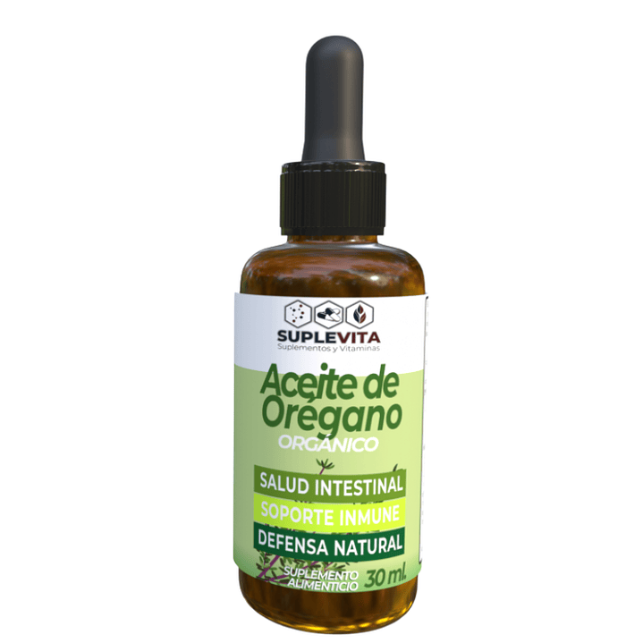 Aceite De Óregano Orgánico 30 Ml, Puro Suplevita 3