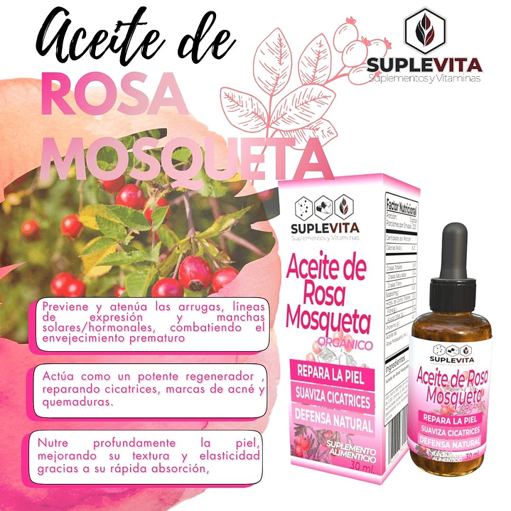 Aceite de Rosa Mosqueta 30 ml 1
