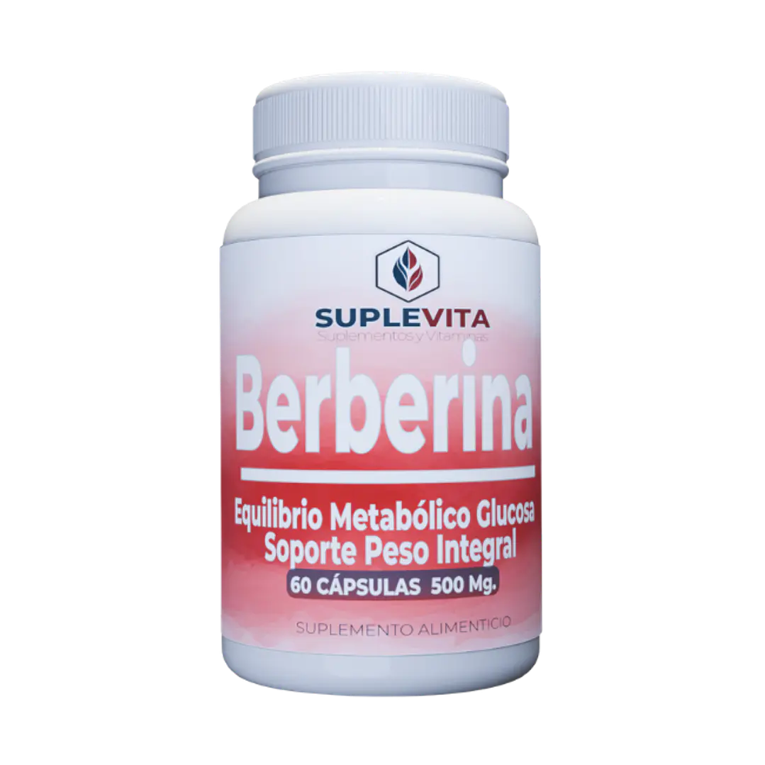 Berberina 60 Capsulas 500 mg. 1
