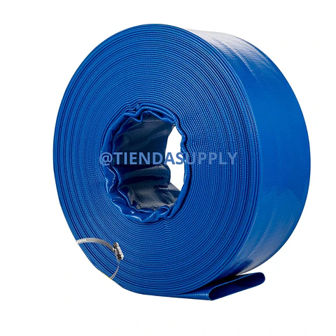 MANGUERA PLANA AZUL