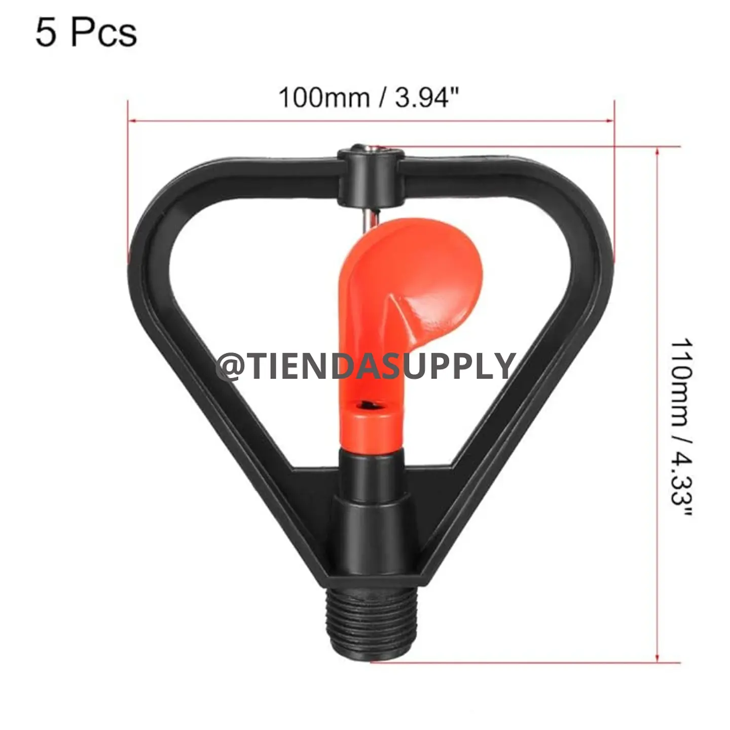 ASPERSOR PLASTICO MARIPOSA DE 1/2