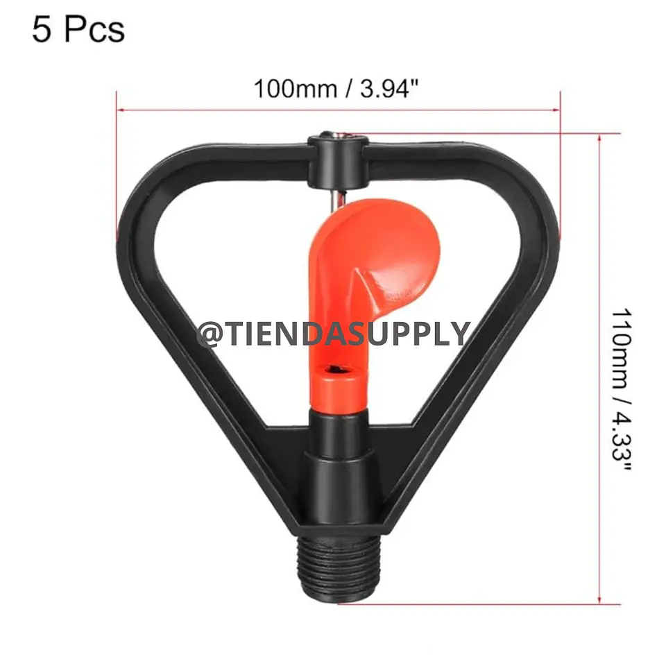 ASPERSOR PLASTICO MARIPOSA DE 1/2