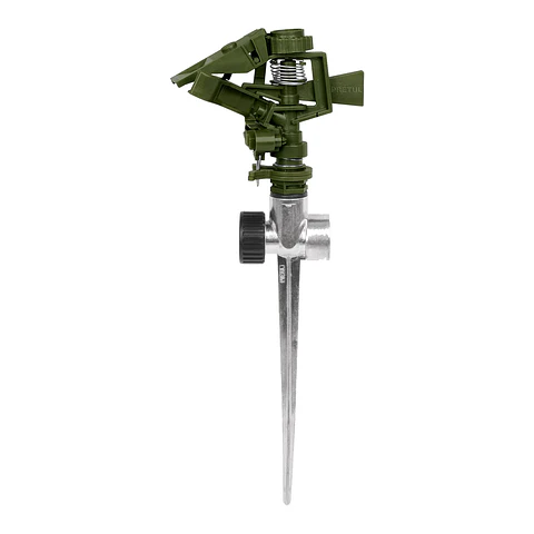 ASPERSOR PLASTICO, ESTACA METALICA