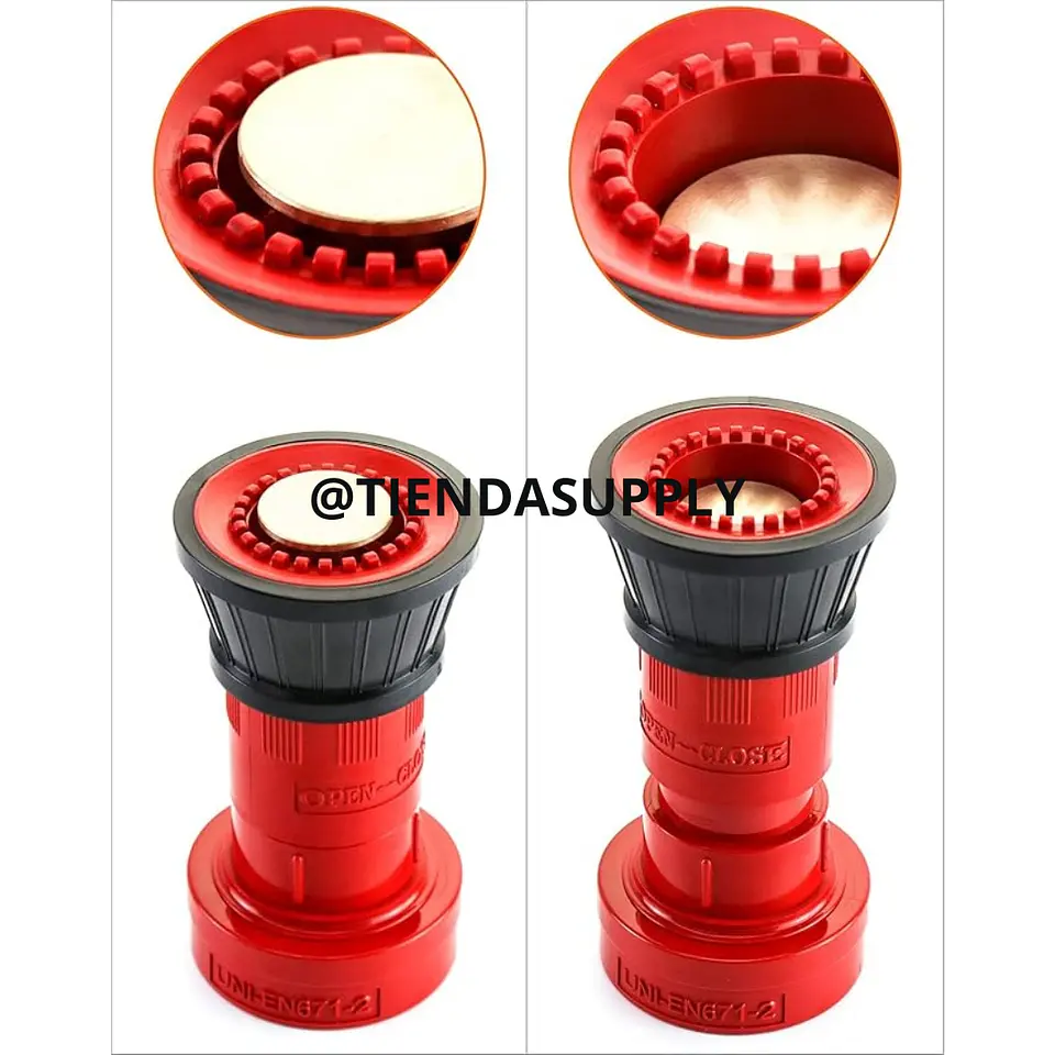 BOQUILLA CONTRAINCENDIOS PLASTICA NO CERTIFICADA DE 1 1/2