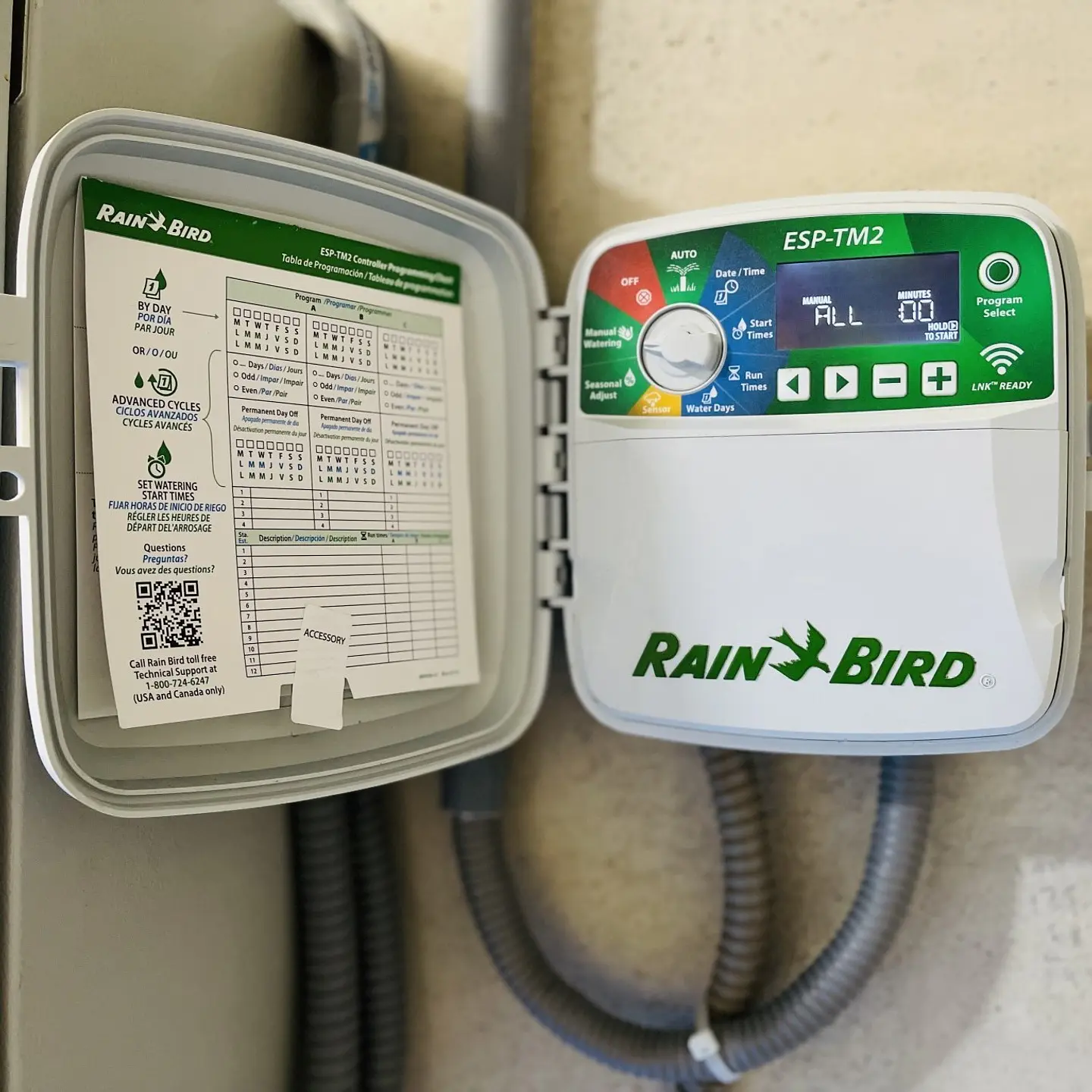 CONTROLADOR DE RIEGO 6 ESTACIONES MARCA RAIN BIRD 2
