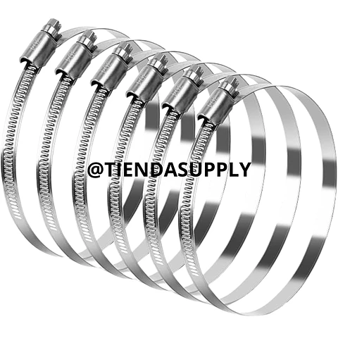 ABRAZADERA CREMALLERA NO PERFORADA  x 20 UNIDADES 